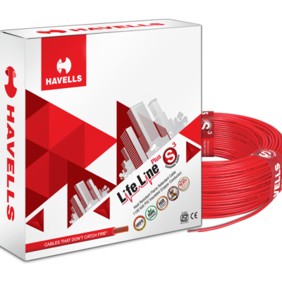 Havells Lifeline Plus S3 HRFR Cables 0.5 sqmm 90Mtr