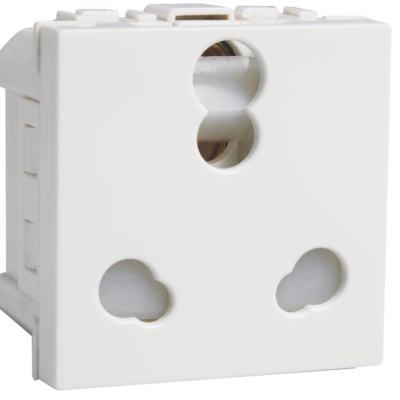 Havells Coral 6A/16A 3 Pin Shuttered Socket