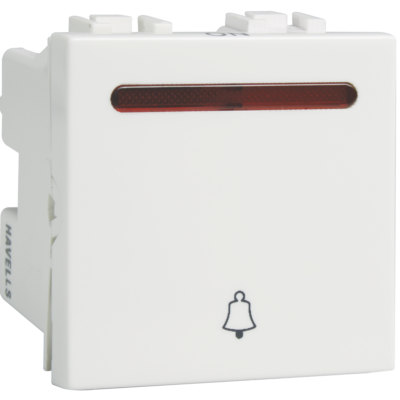 Havells Coral Mega Bell Push Switch with Indicator