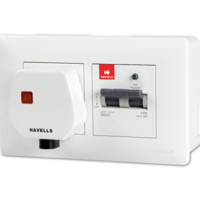 Havells SRCD Dboxx 16 A DBOXx SRCD Protected Socket (With plastic enclosure)