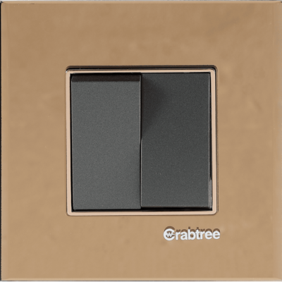 Havells Signia Grande 2 M Copper Mirror Glass Outer Plate