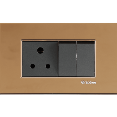 Havells Signia Grande 4 M Copper Mirror Glass Outer Plate