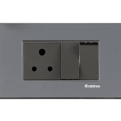 Havells Signia Grande 4 M Frosted Husky Glass Outer Plate